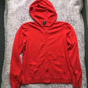 EUC Gap Stretch Red Zip-Up Hoodie Jacket